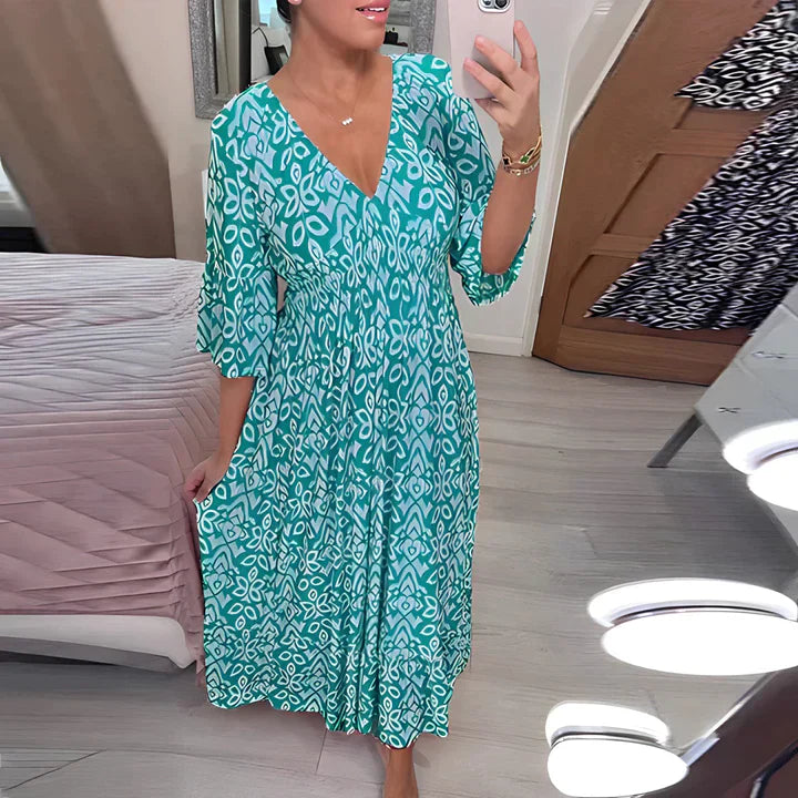 Santorini bloom dress