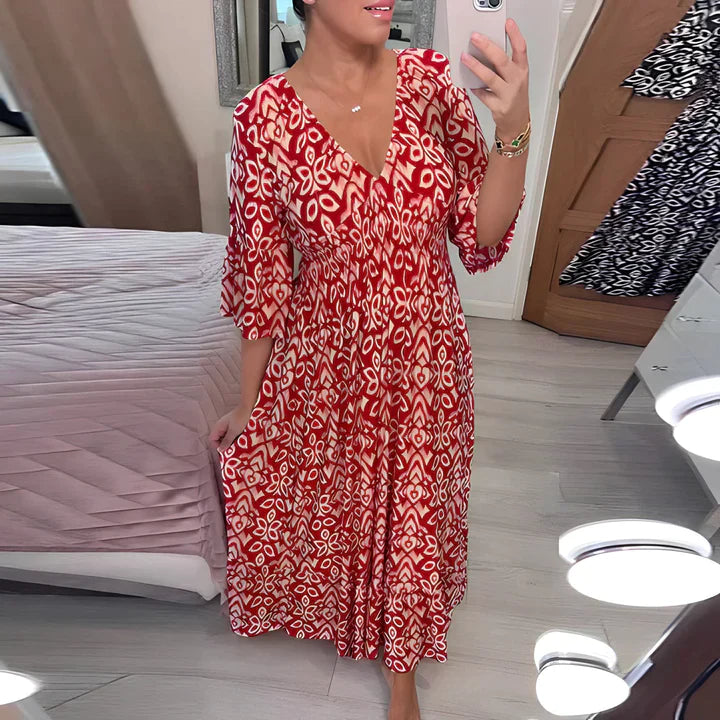 Santorini bloom dress