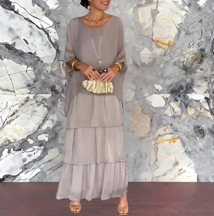 Emerald grace layer dress