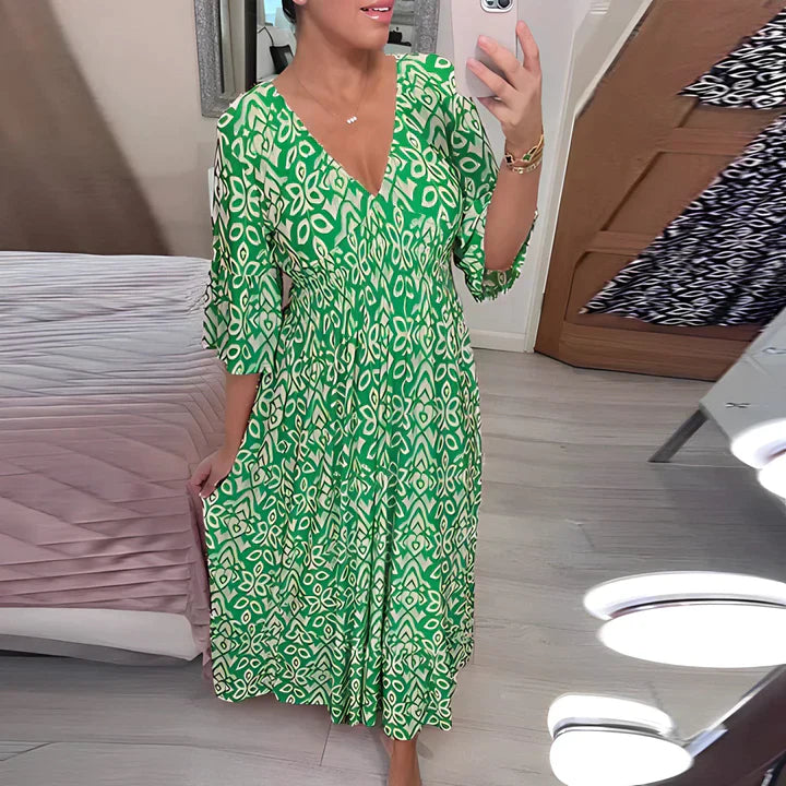 Santorini bloom dress