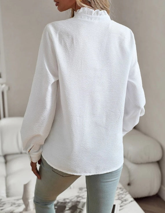 Ruffle top | Elegantie & Stijl