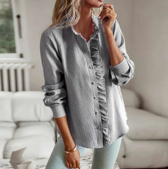 Ruffle top | Elegantie & Stijl