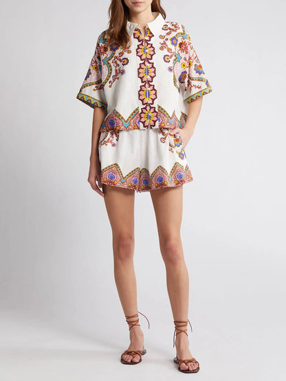 Ethnic x Xaxa | Floral set