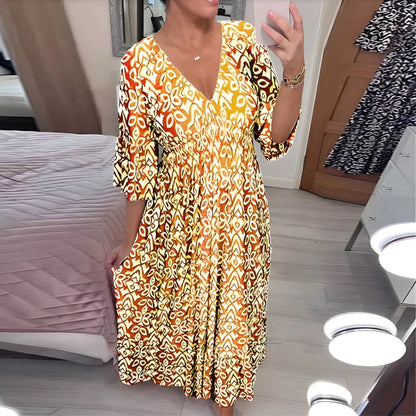 Santorini bloom dress