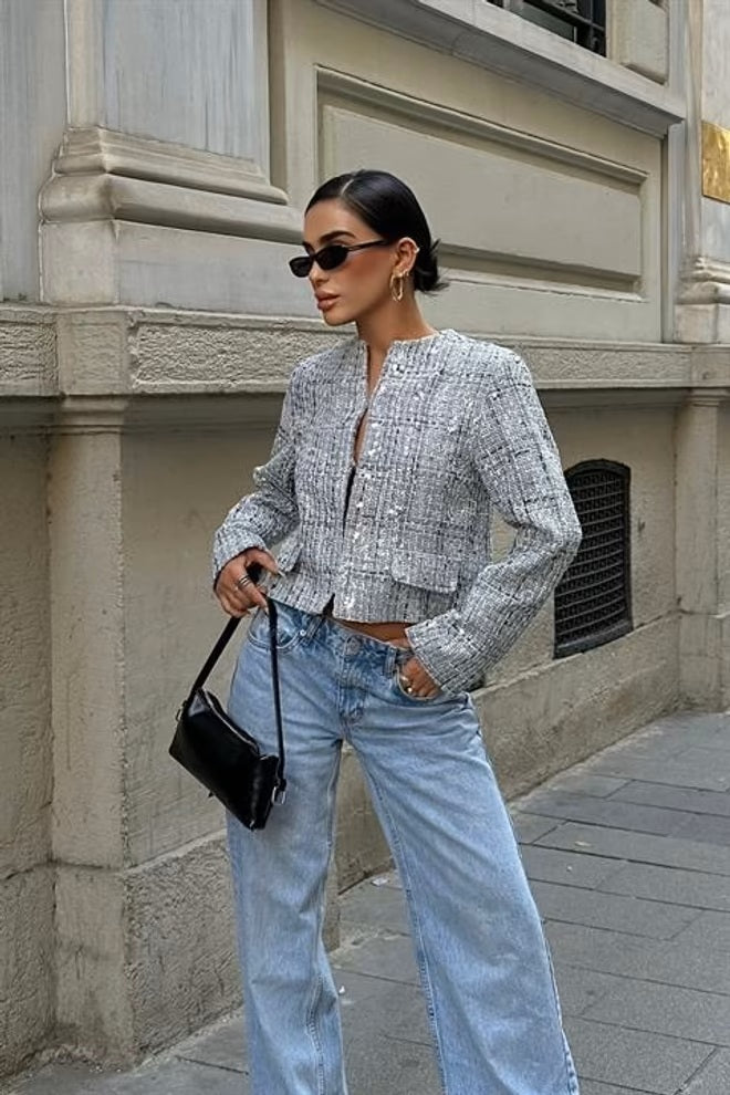 Parisian tweed jacket