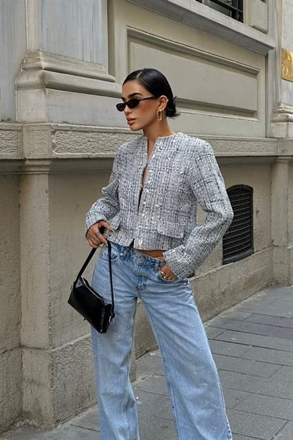 Parisian tweed jacket