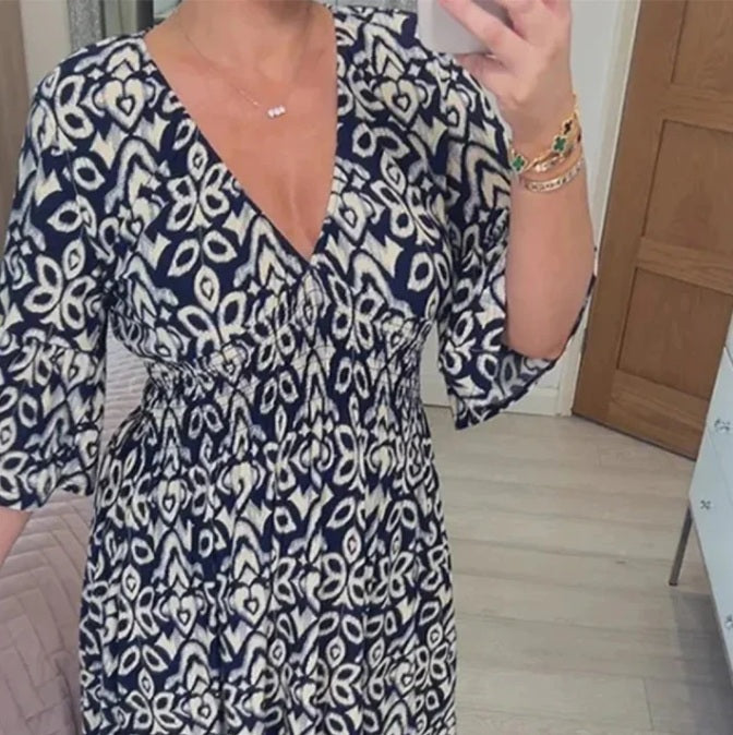 Santorini bloom dress