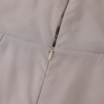 Celeste satin split dress